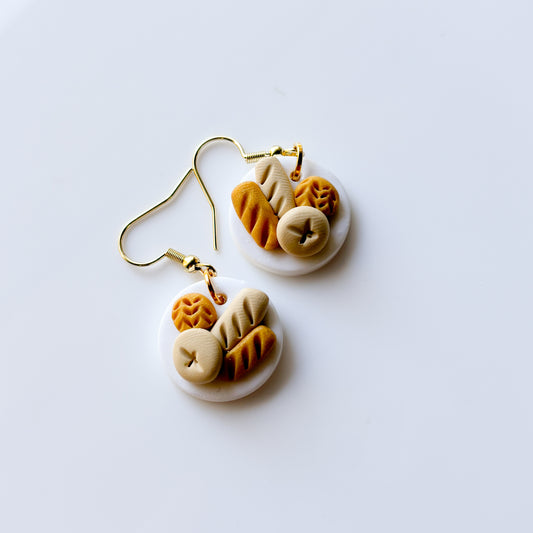 BREAD PLATE EARRINGS