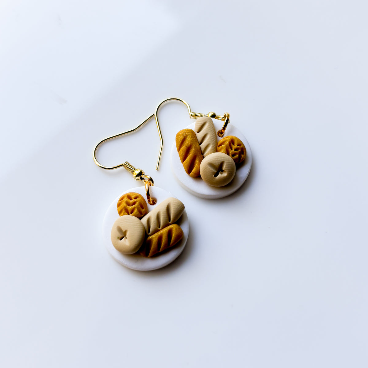 BREAD PLATE EARRINGS