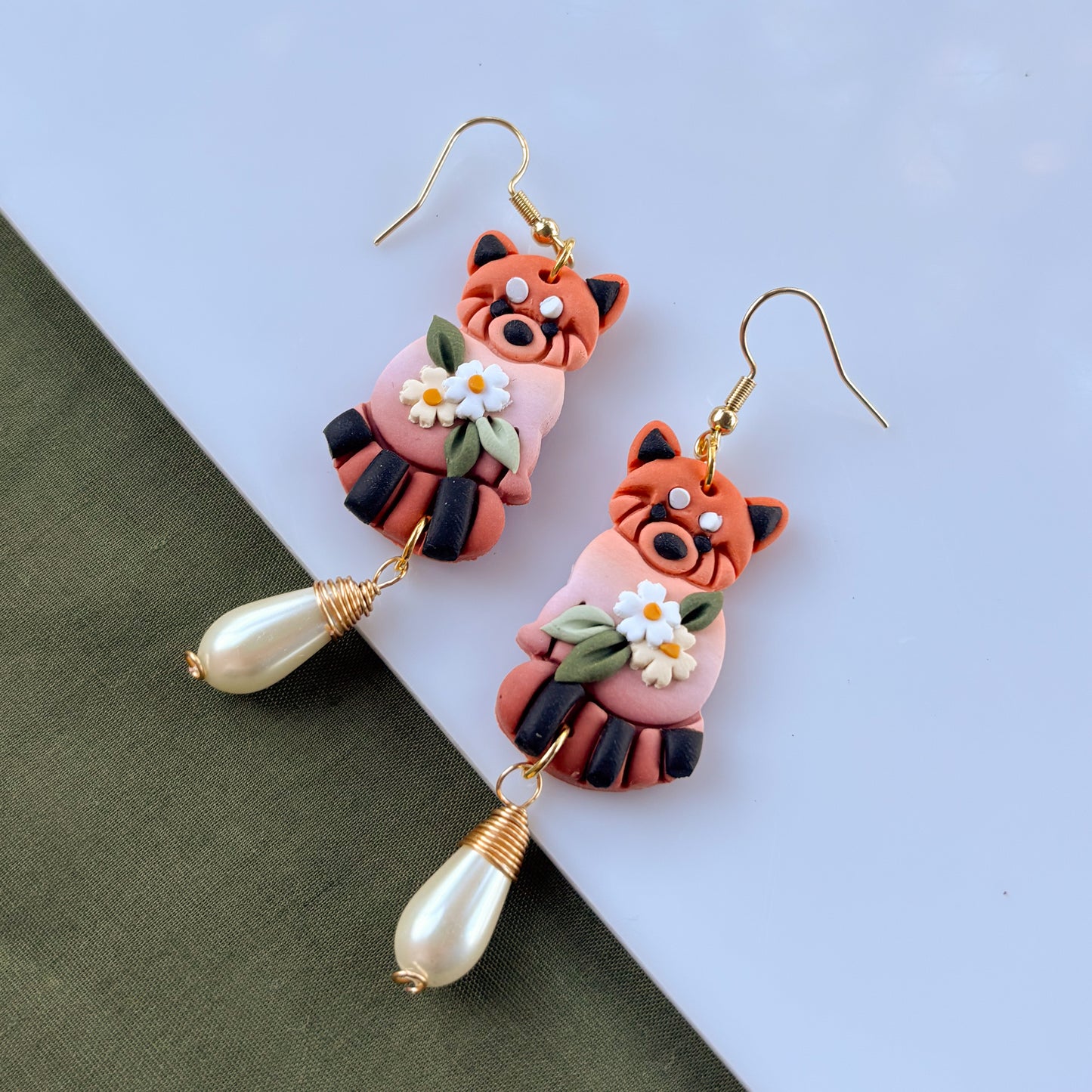 RED PANDA EARRINGS