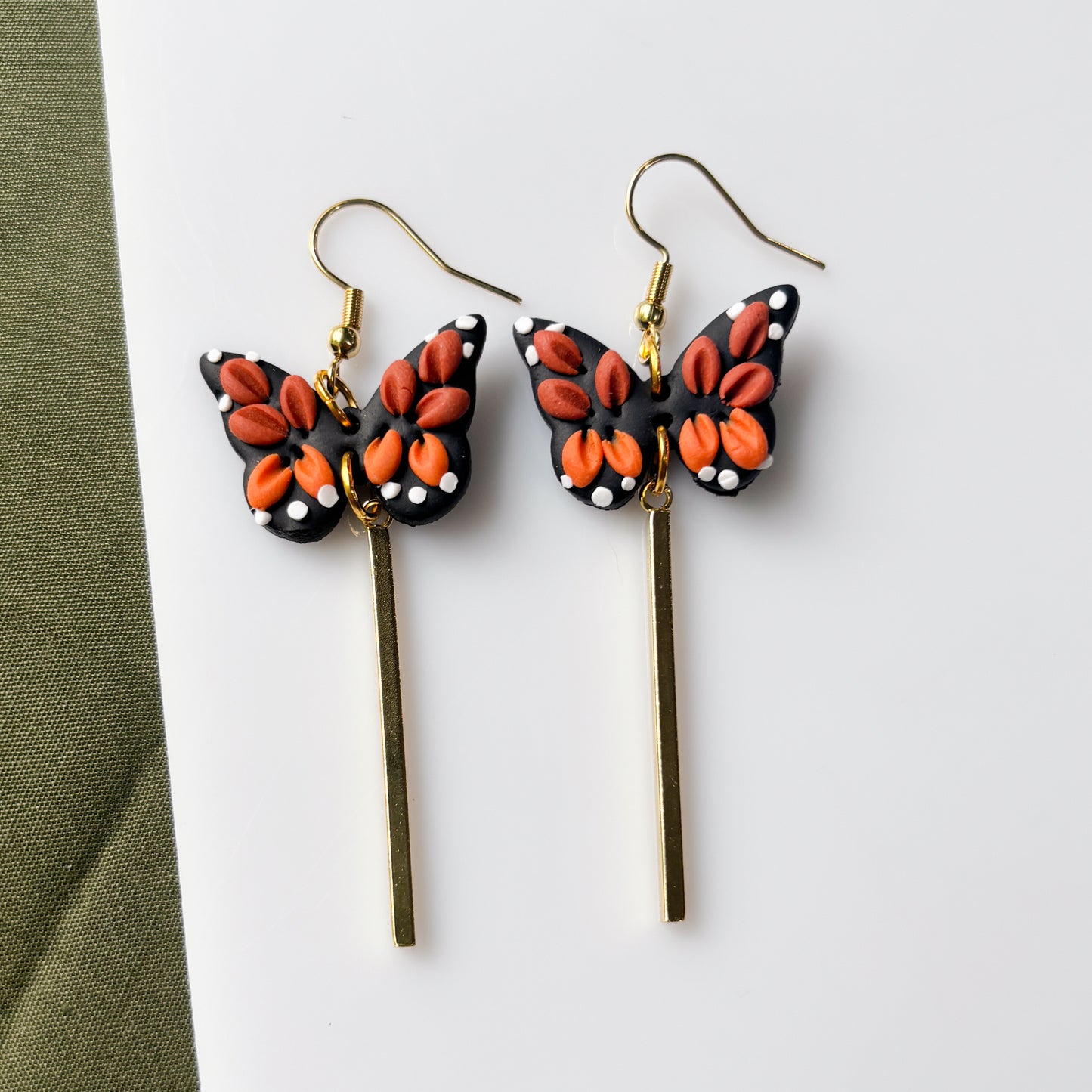 MONARCH BUTTERFLY EARRINGS