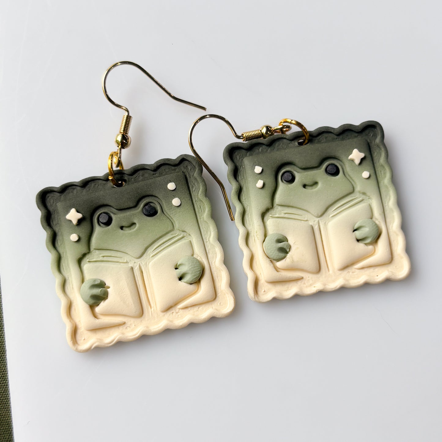 FROG STAMP EARRINGS