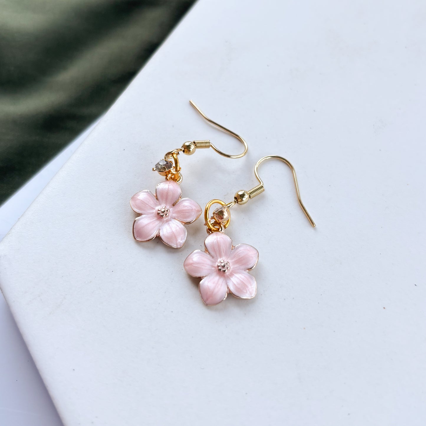 CHERRY BLOSSOM CHARM EARRINGS