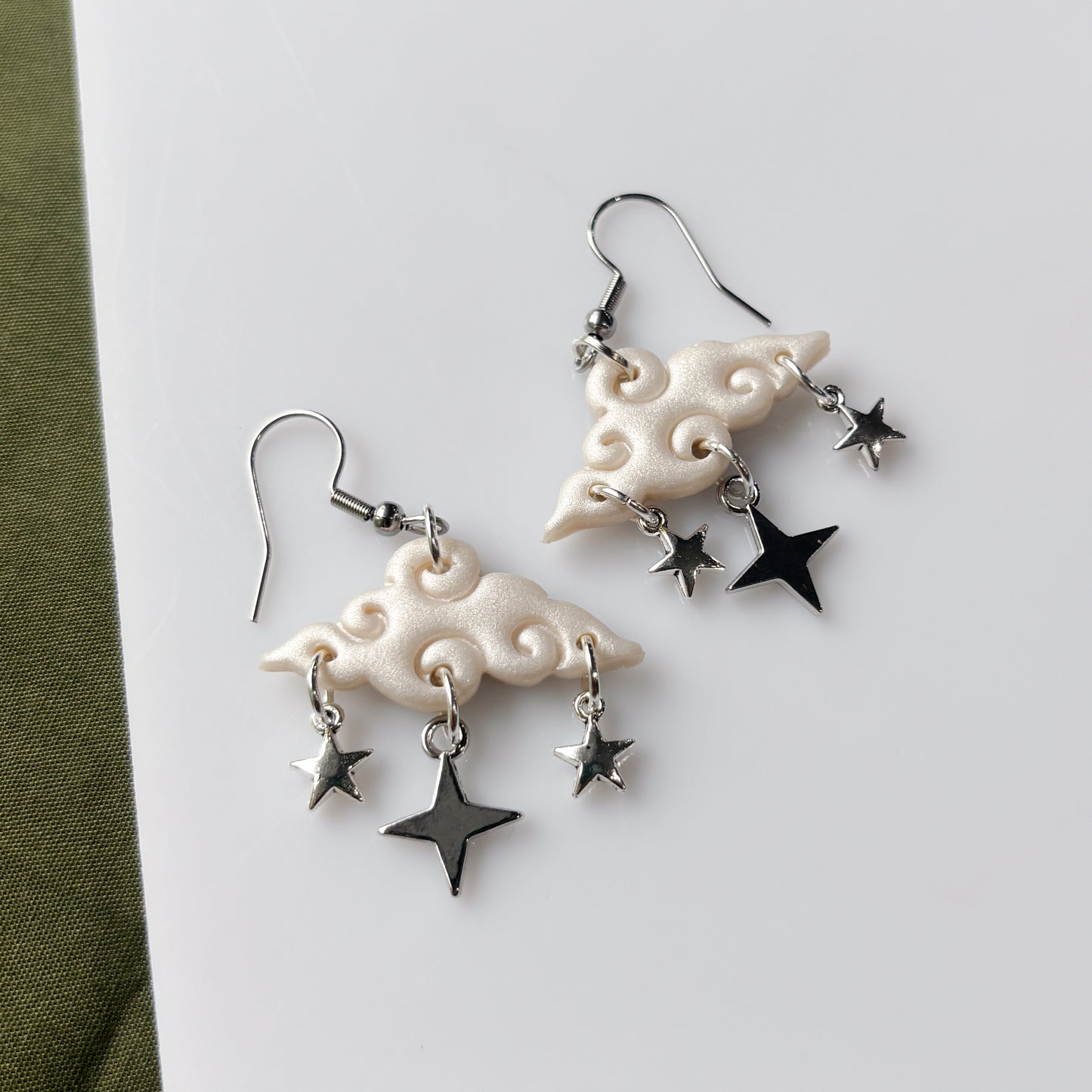 SWIRLY CLOUD EARRINGS