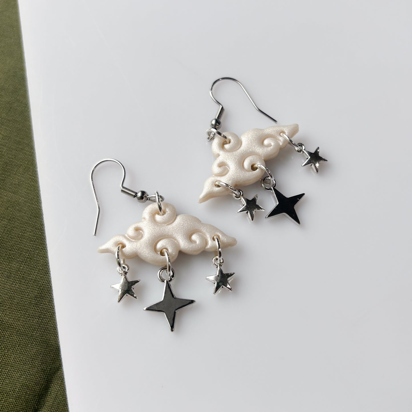 SWIRLY CLOUD EARRINGS