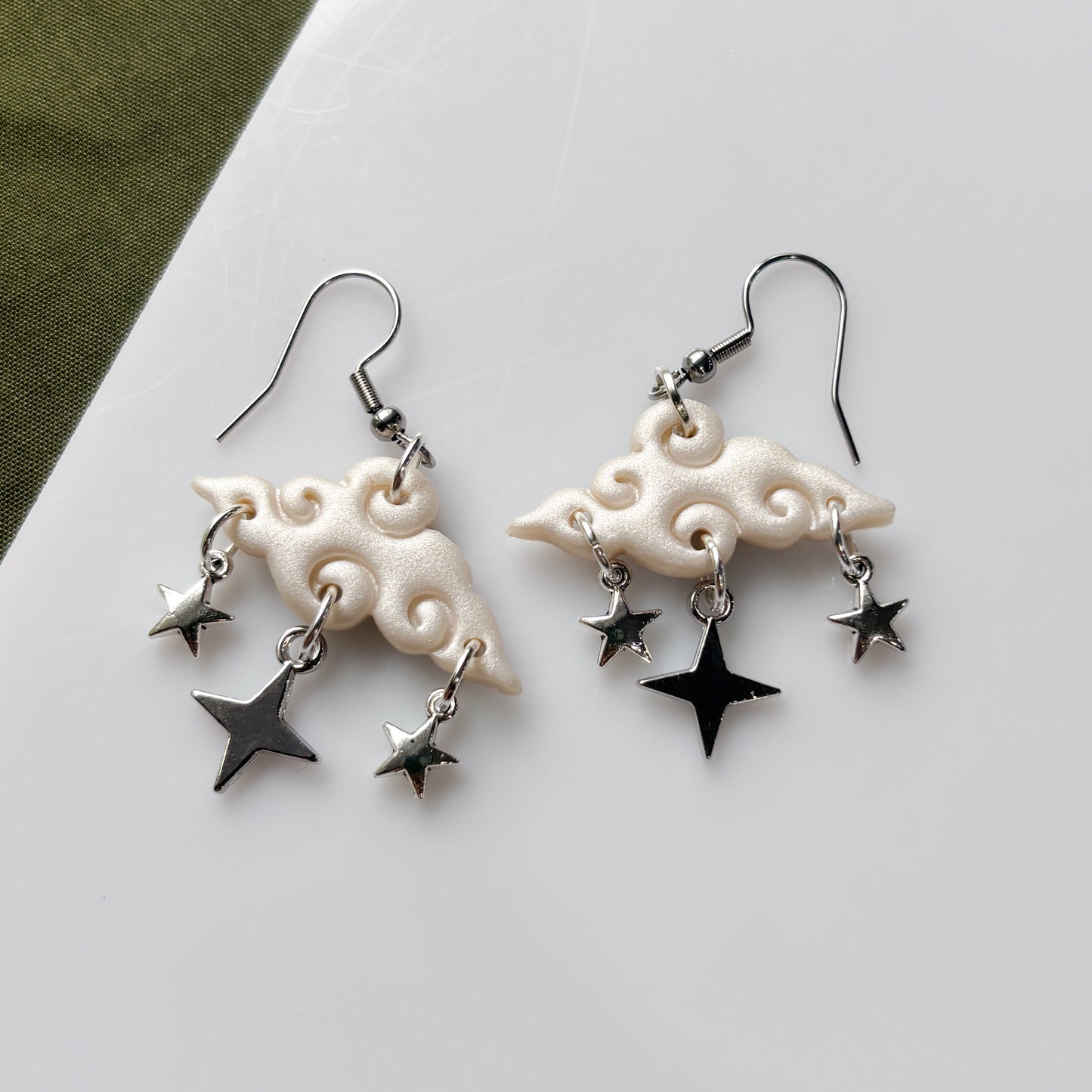 SWIRLY CLOUD EARRINGS