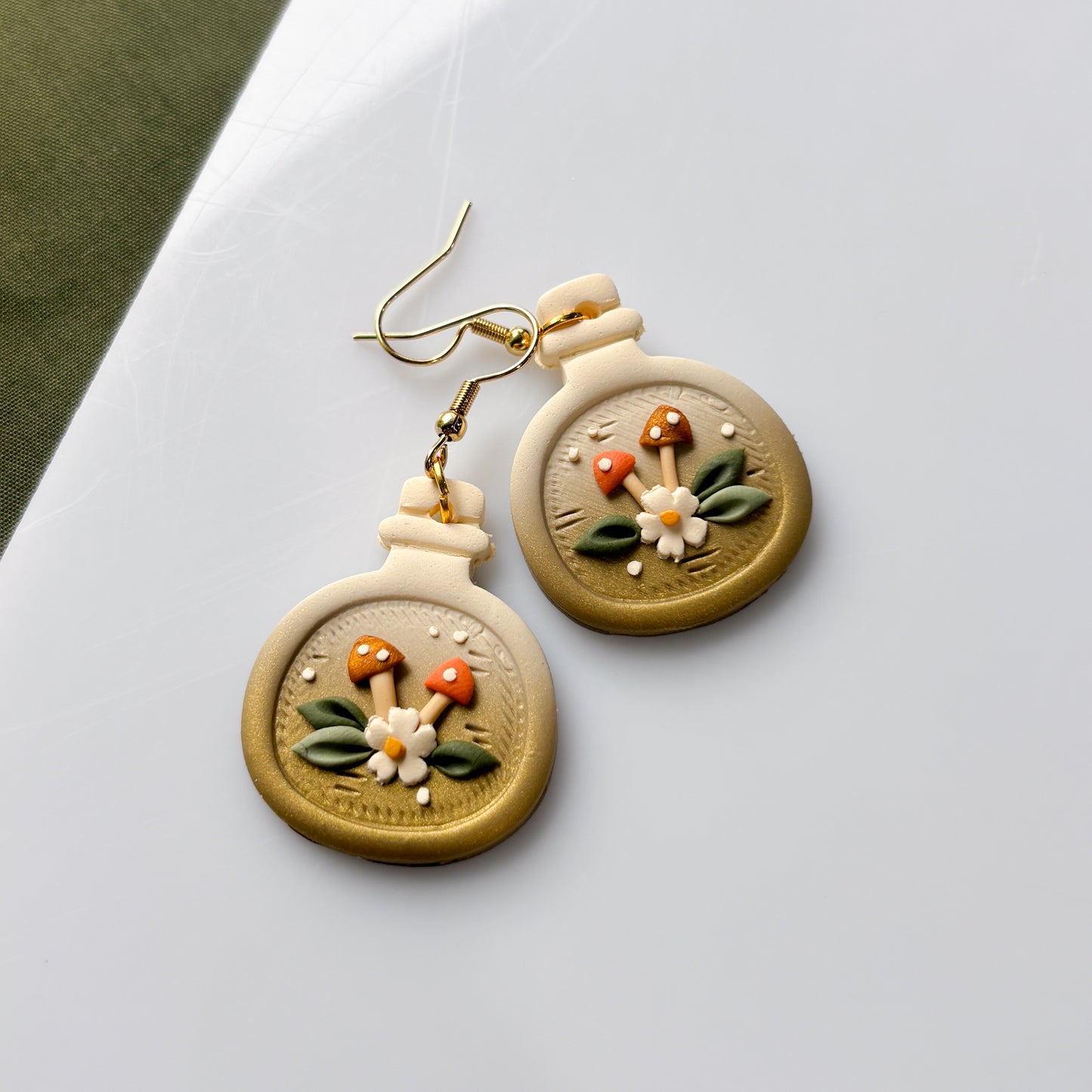 MUSHROOM POTION EARRINGS