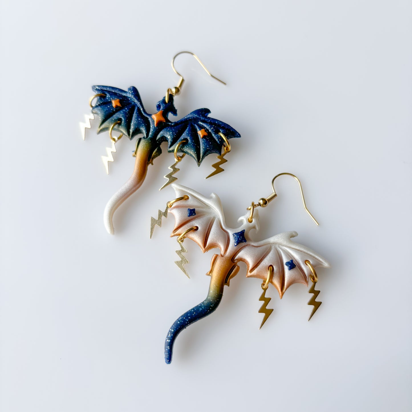 STARRY NIGHT DRAGON EARRINGS