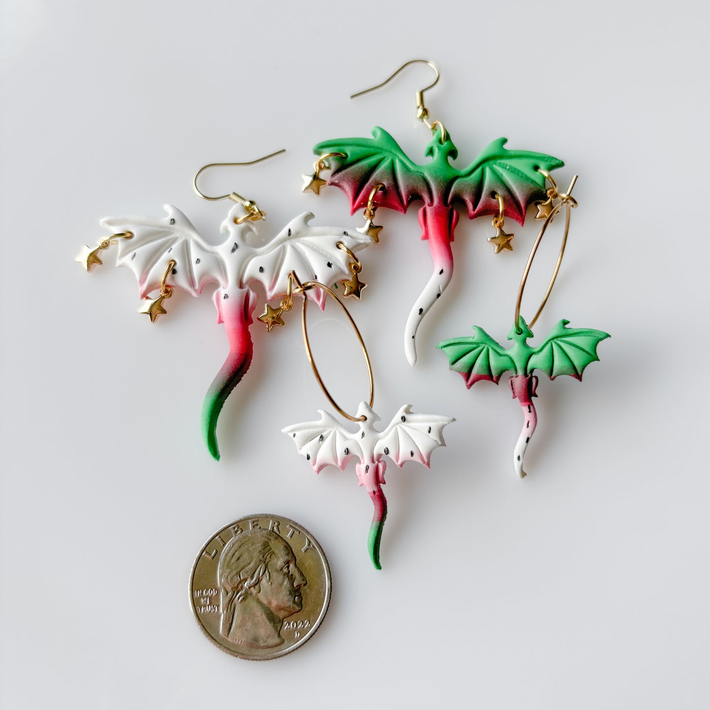 DRAGONFRUIT DRAGON EARRINGS