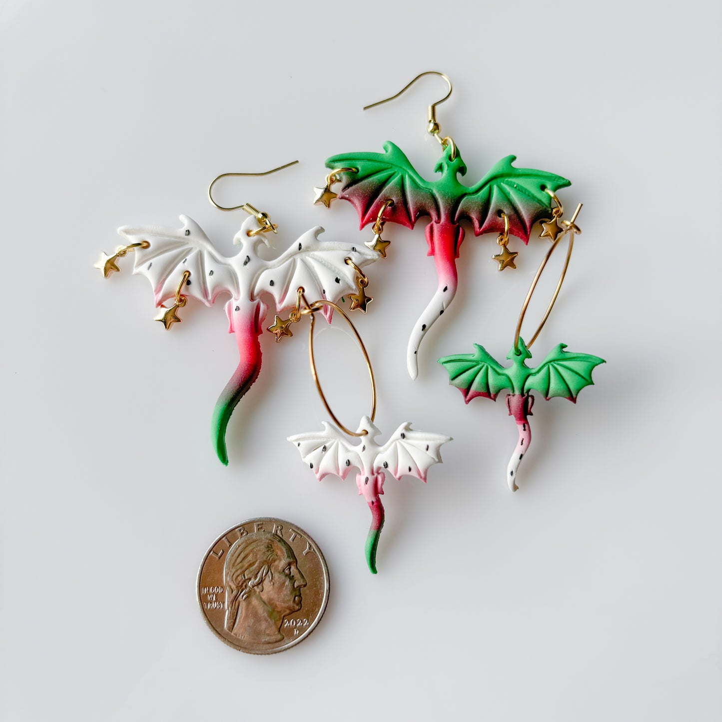 DRAGONFRUIT DRAGON MINI HOOP EARRINGS