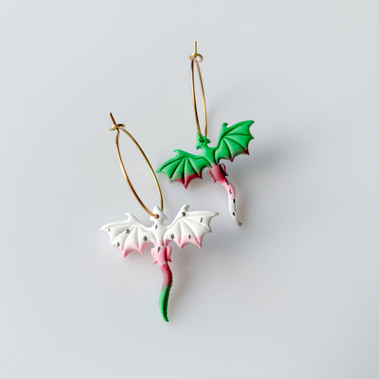 DRAGONFRUIT DRAGON MINI HOOP EARRINGS