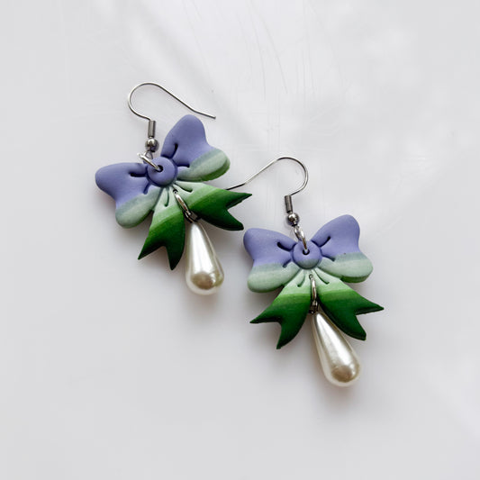 GENDERQUEER PRIDE EARRINGS (BOWS)