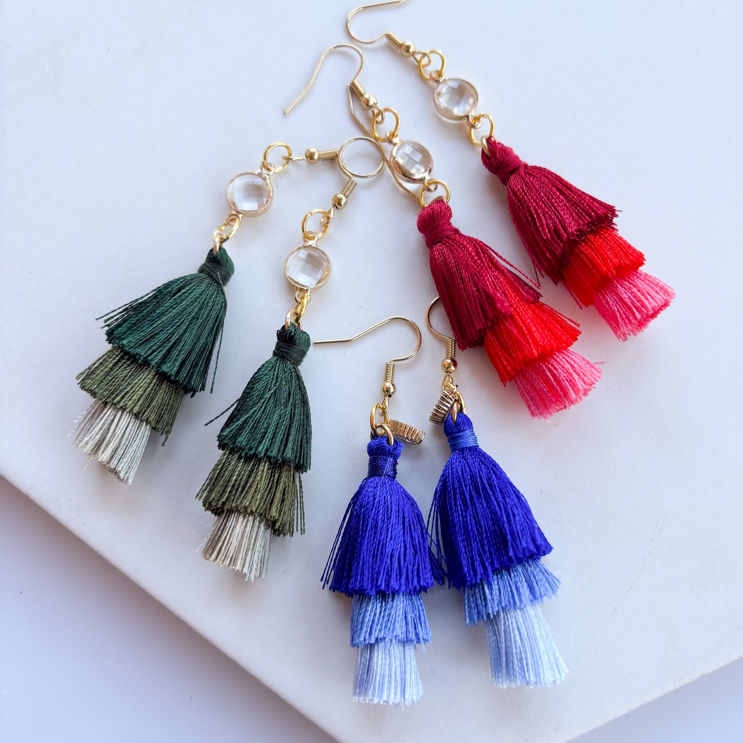 TASSEL CHARM EARRINGS