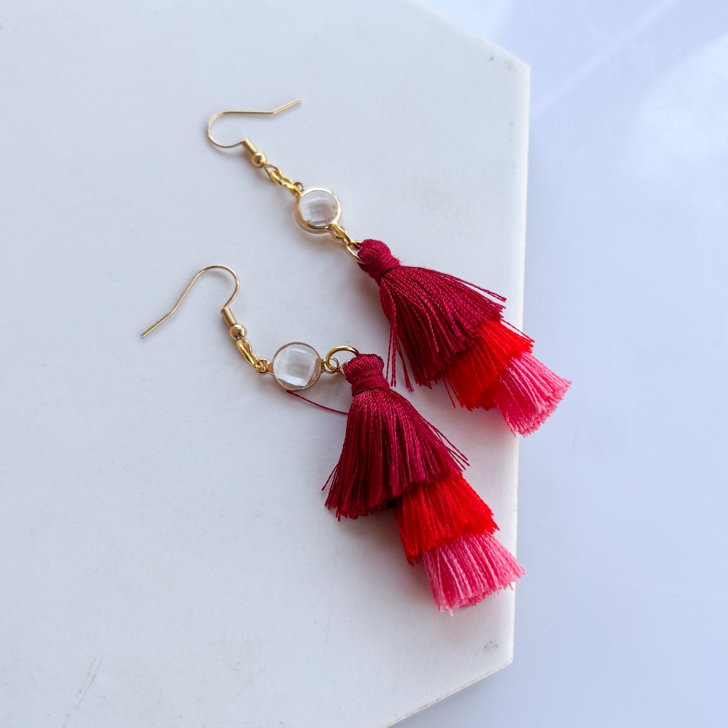 TASSEL CHARM EARRINGS