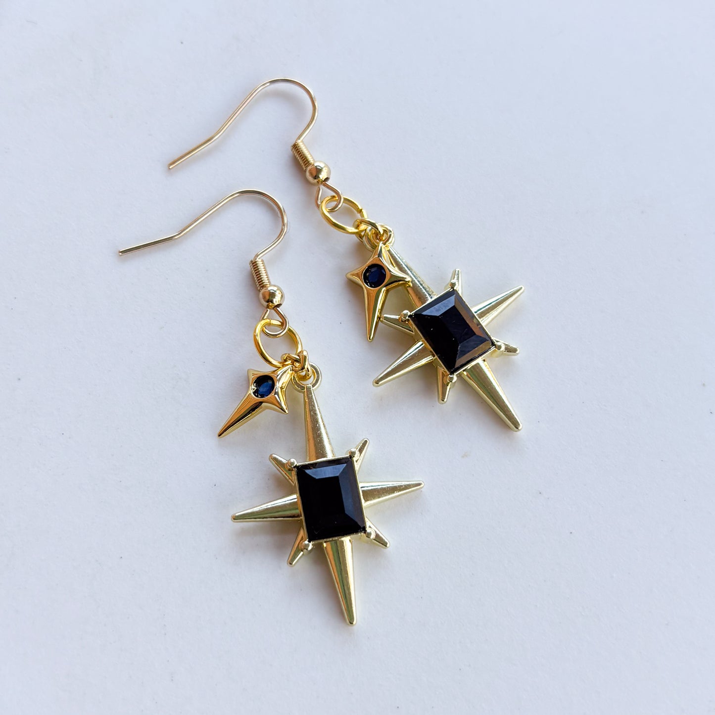 STAR & GEM DUO CHARM EARRINGS