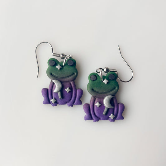 WITCHY FROG EARRINGS