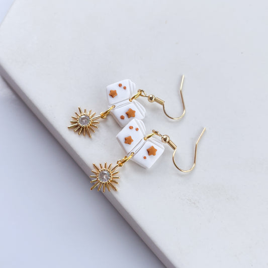 CELESTIAL BOOK EARRINGS