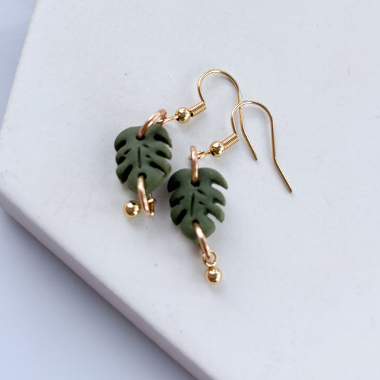 MONSTERA EARRINGS