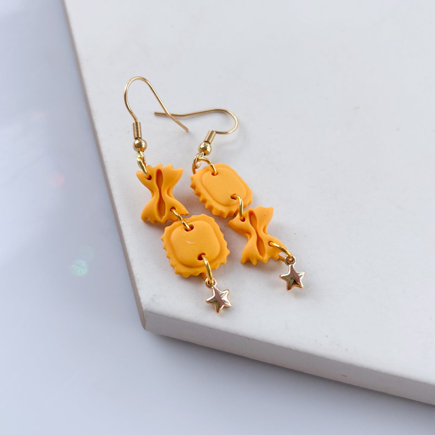 BOWTIE RAVIOLI EARRINGS