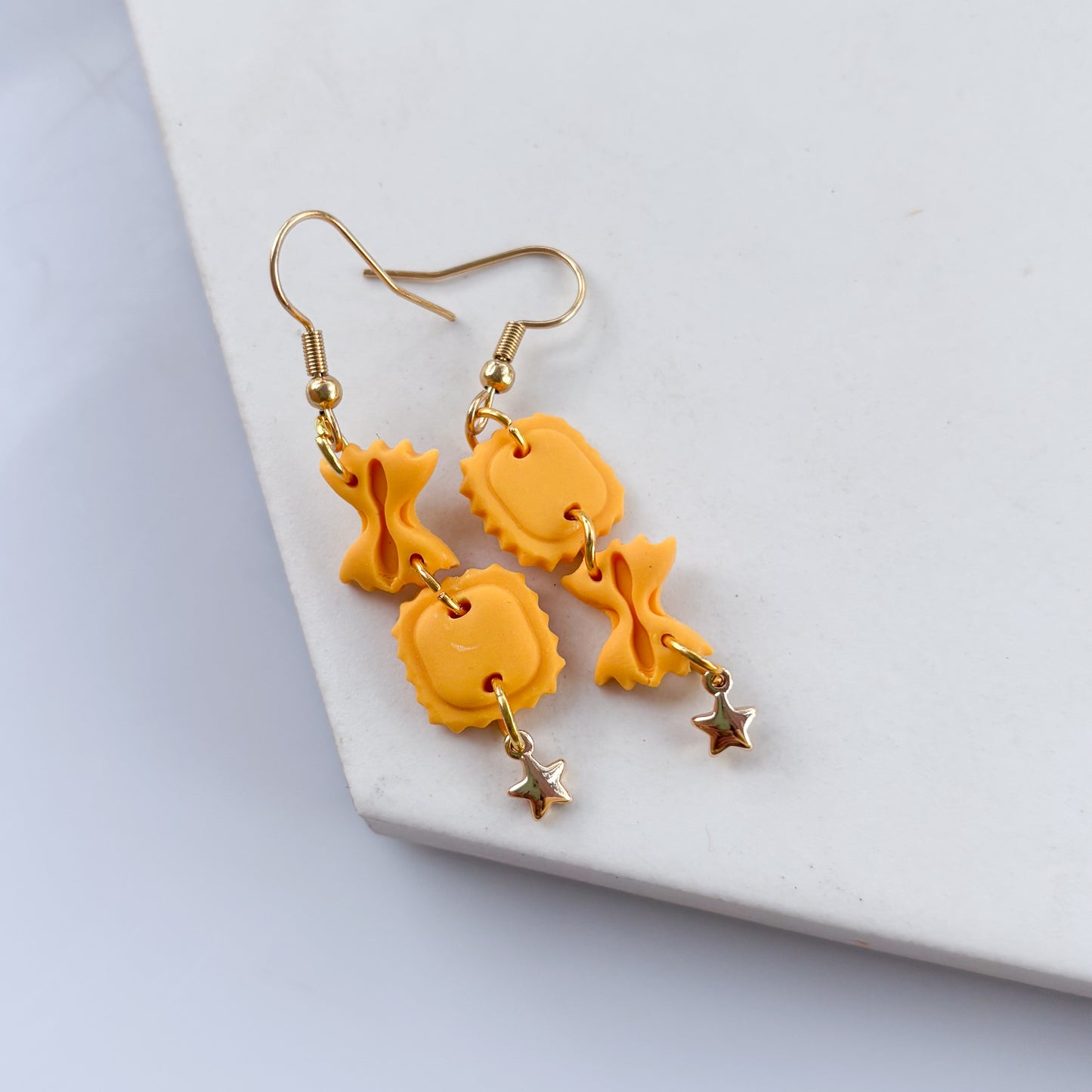 BOWTIE RAVIOLI EARRINGS