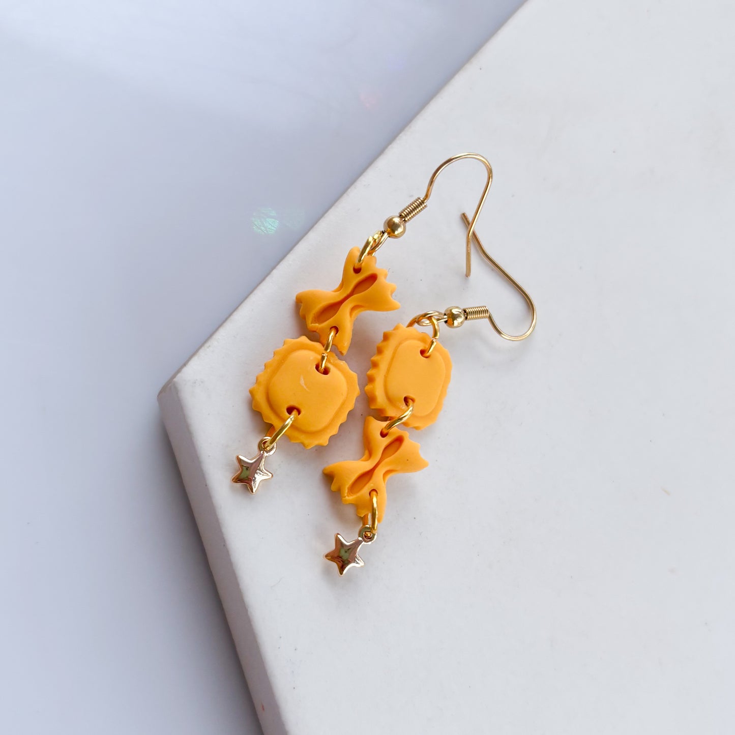 BOWTIE RAVIOLI EARRINGS