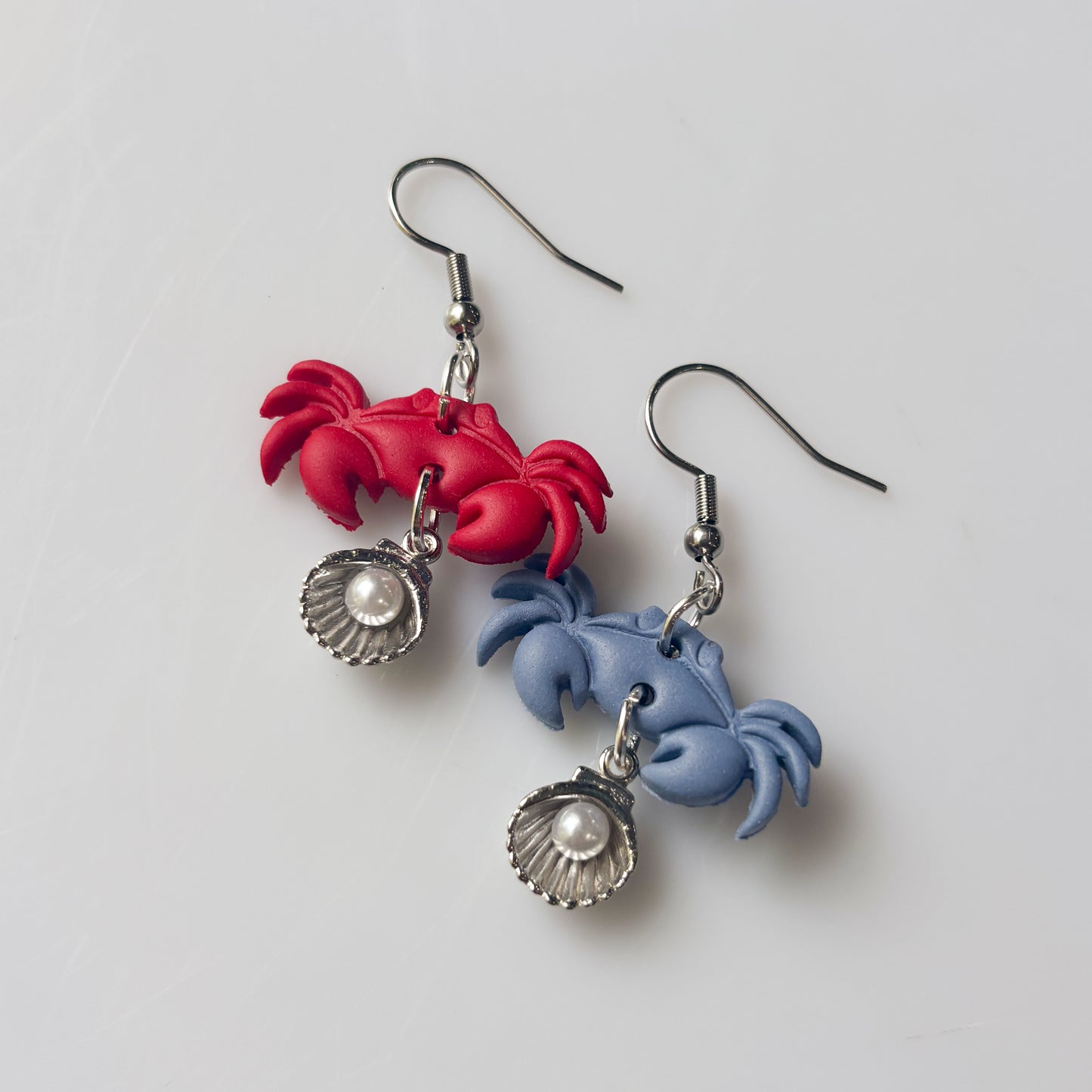 CRAB MISMATCHED EARRINGS