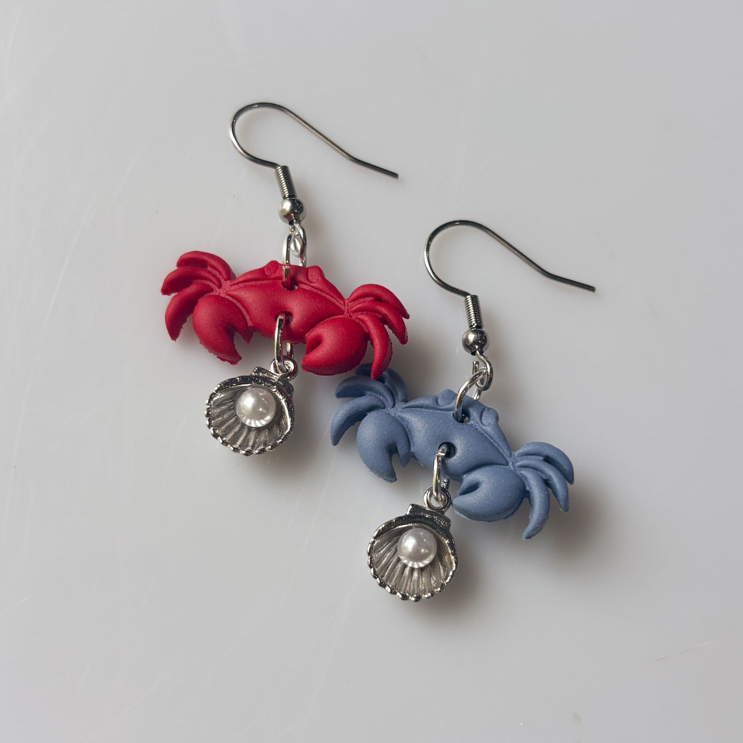 CRAB MISMATCHED EARRINGS
