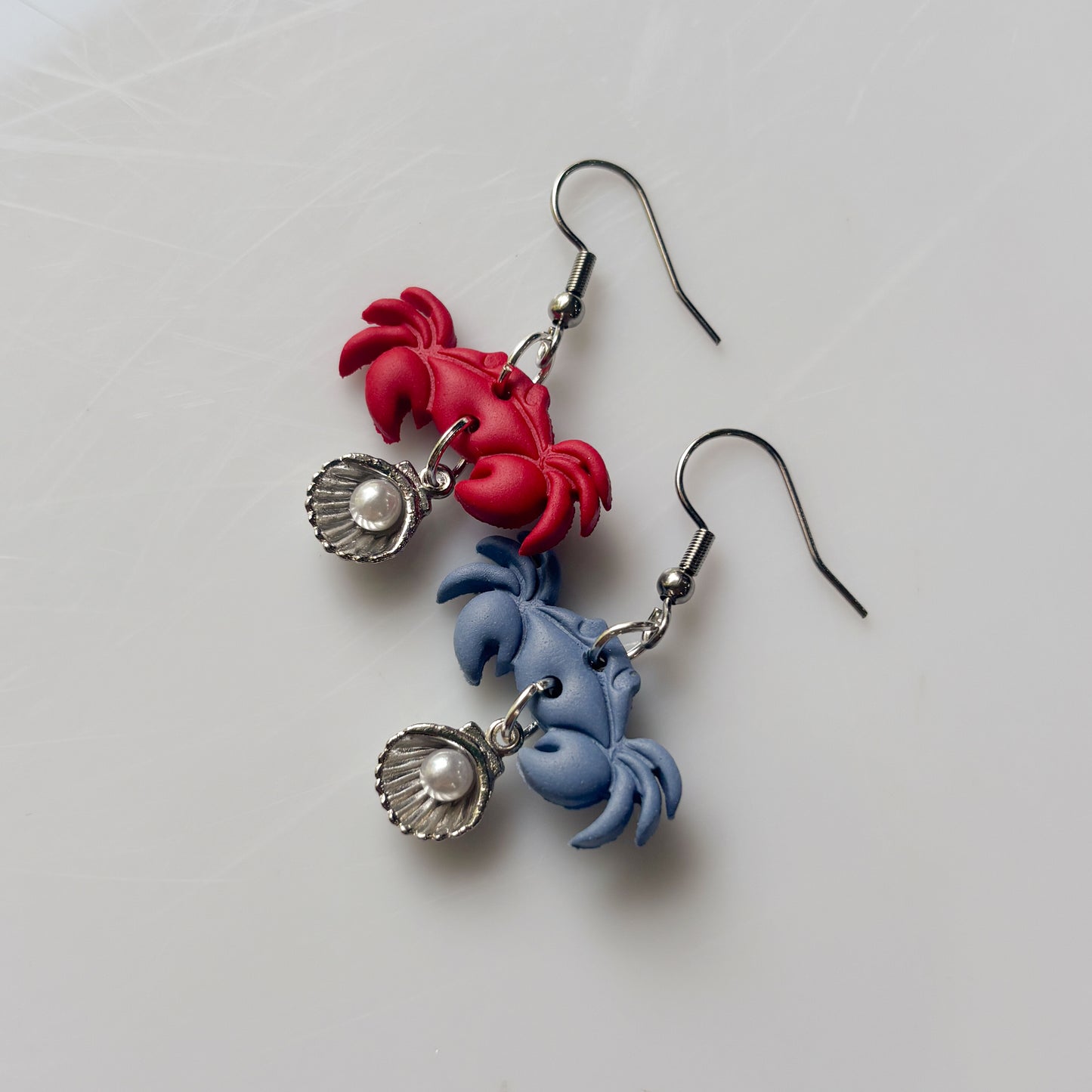CRAB MISMATCHED EARRINGS
