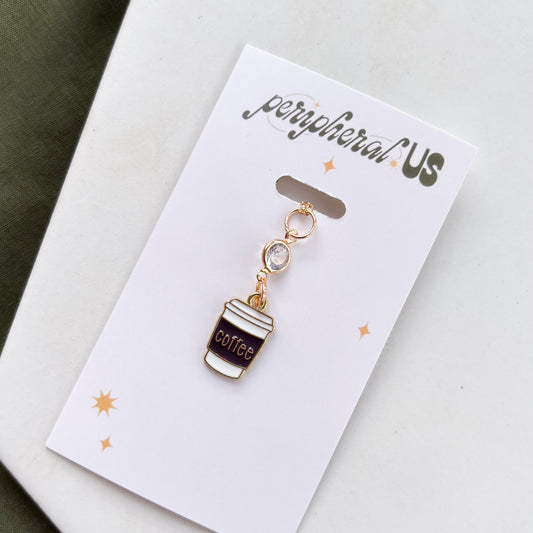 COFFEE CHARM NECKLACE