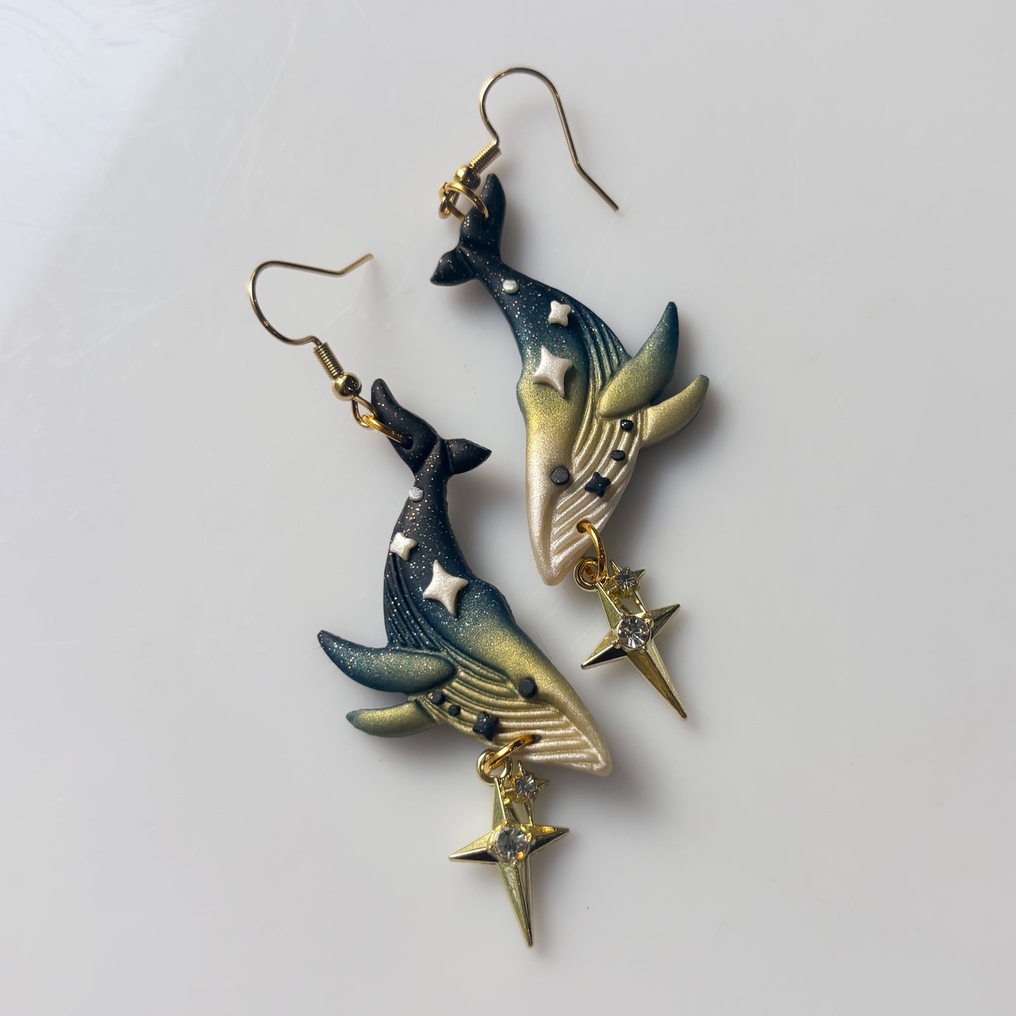 STARRY WHALE EARRINGS