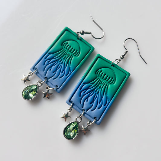 JELLYFISH IMPRINT EARRINGS
