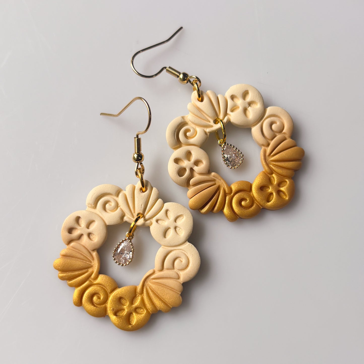 SEASHELL IMPRINT EARRINGS