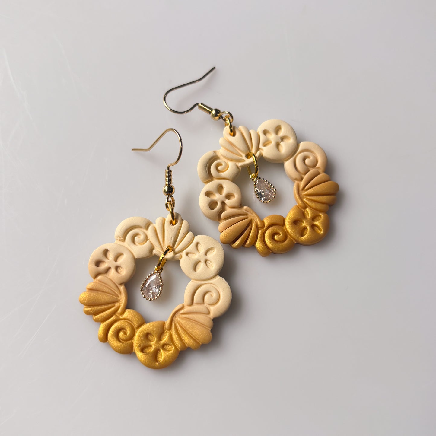 SEASHELL IMPRINT EARRINGS