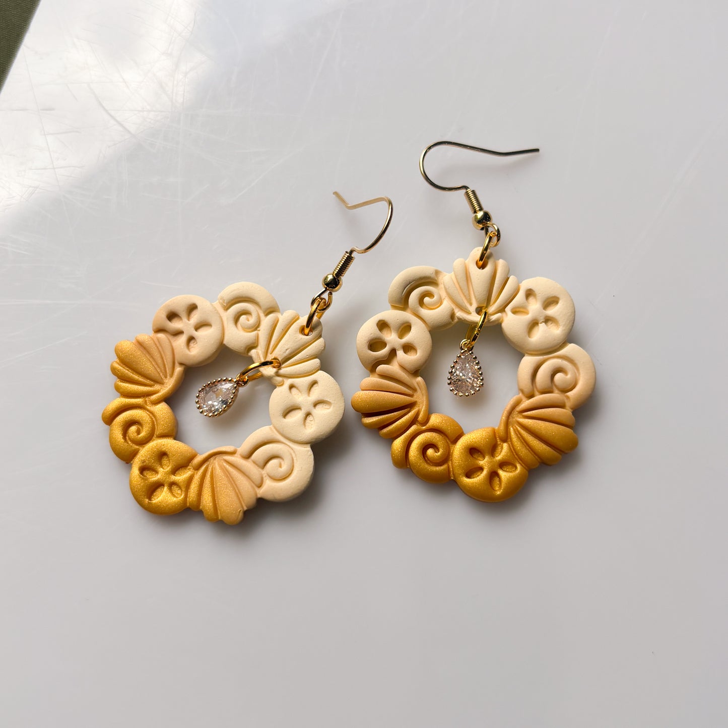 SEASHELL IMPRINT EARRINGS