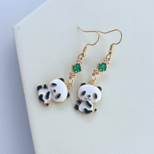 PANDA CHARM EARRINGS