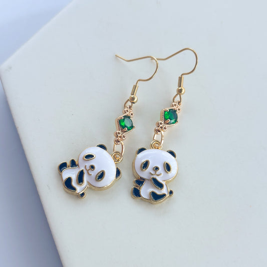 PANDA CHARM EARRINGS