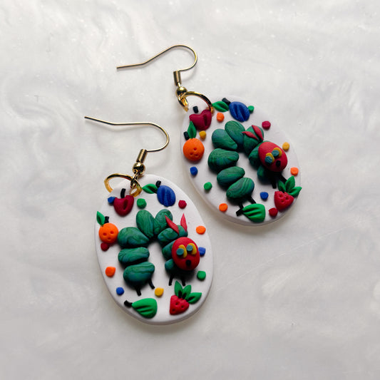 HUNGRY CATERPILLAR EARRINGS