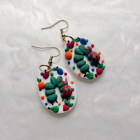 HUNGRY CATERPILLAR EARRINGS
