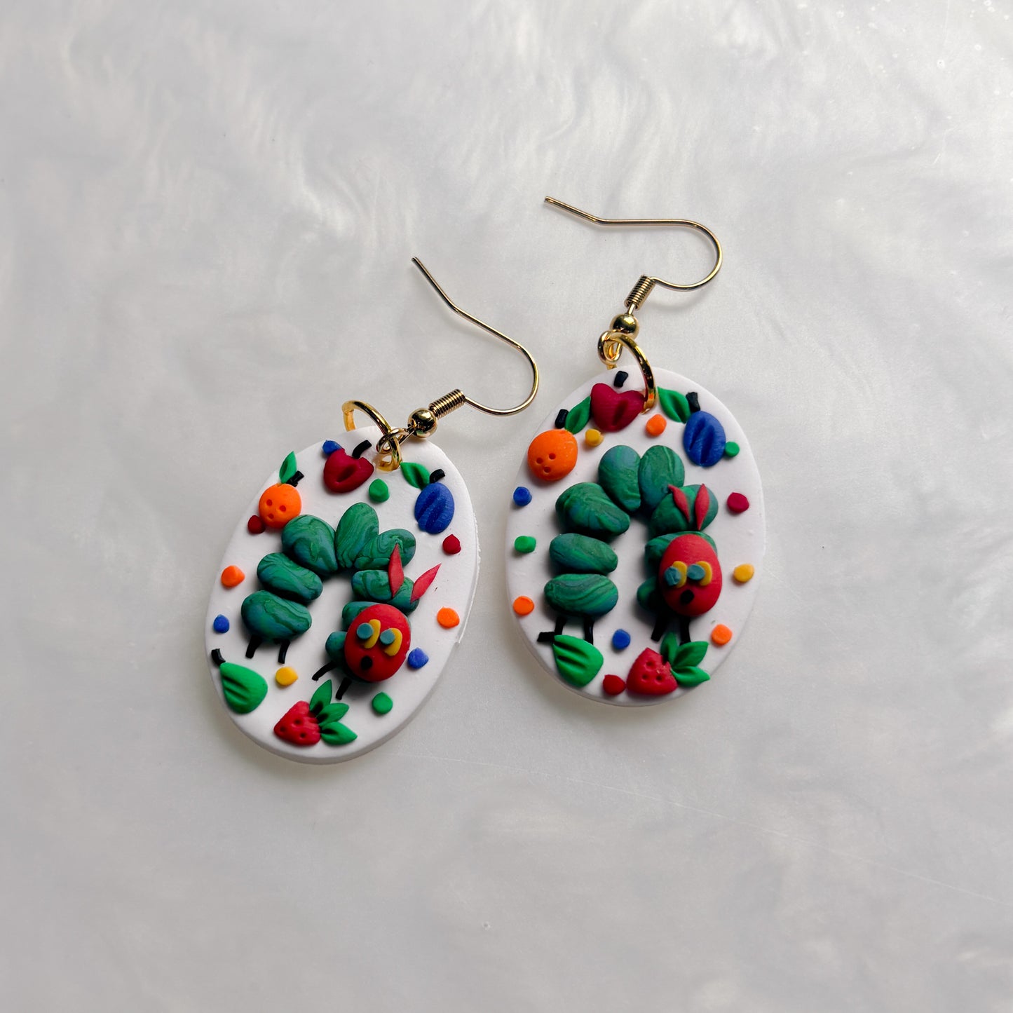 HUNGRY CATERPILLAR EARRINGS