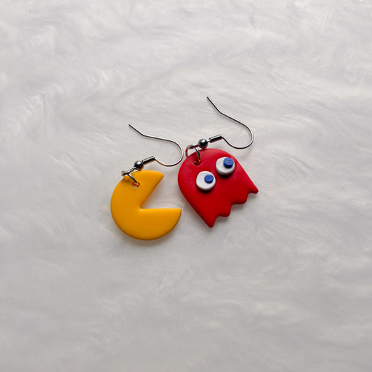 PACMAN MISMATCHED EARRINGS