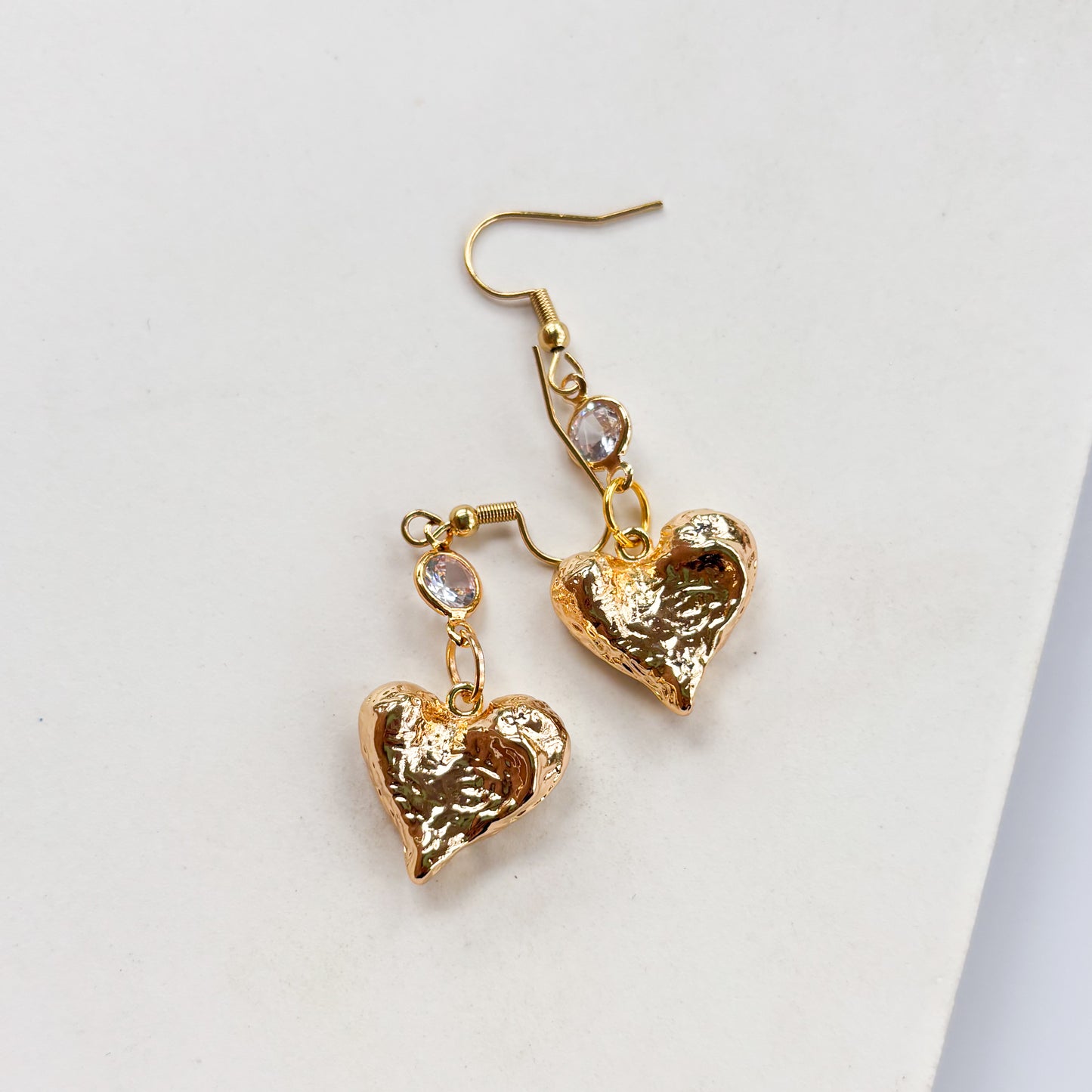 HEART CHARM EARRINGS