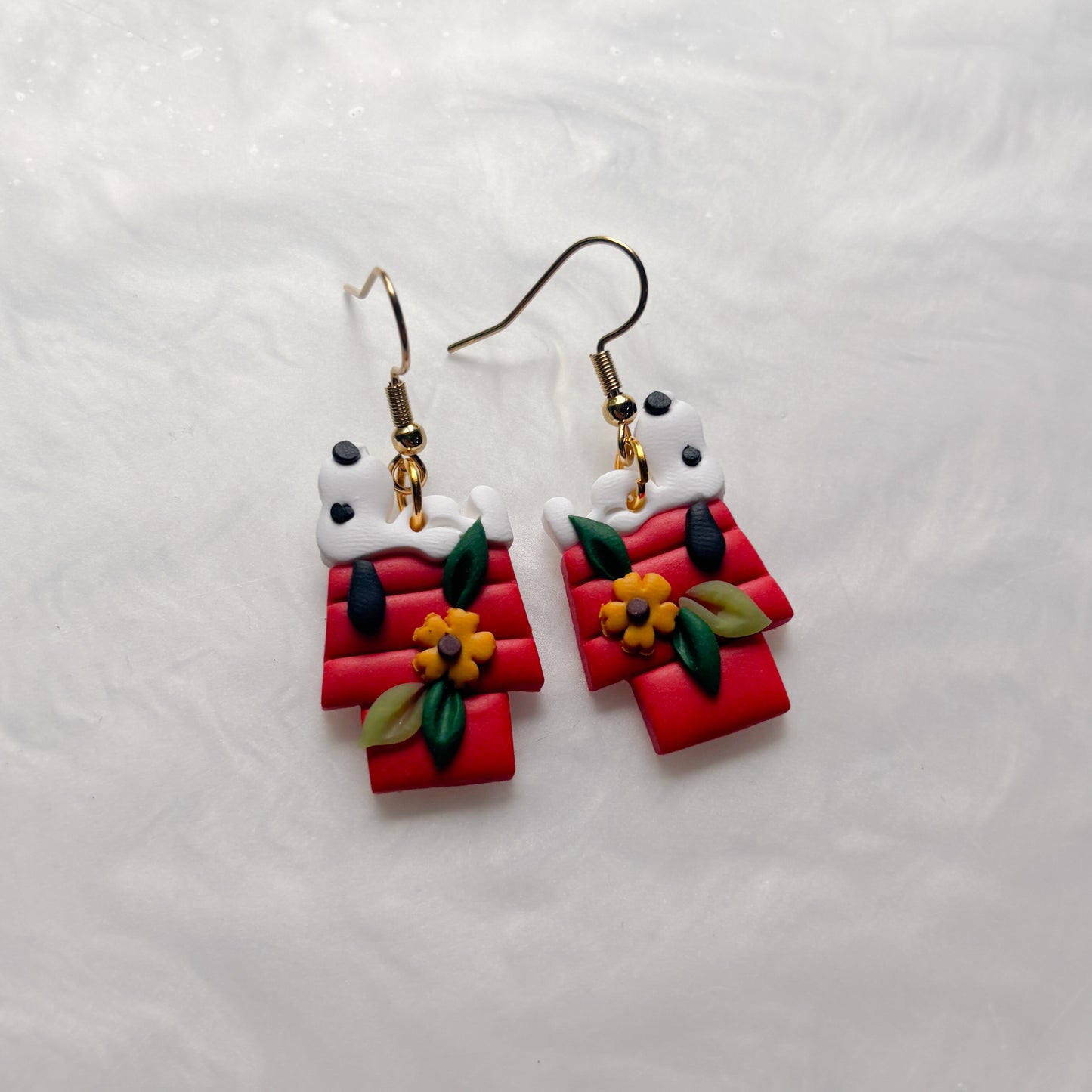 SNOOPY SUNFLOWER EARRINGS