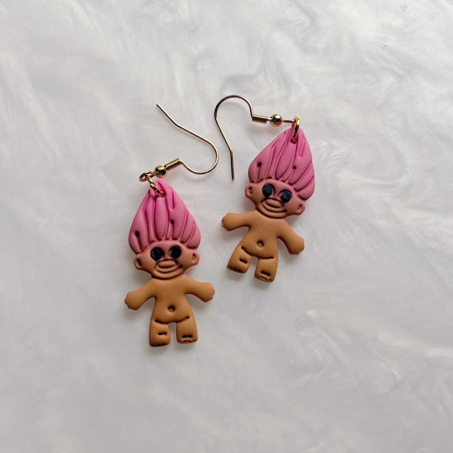 PINK TROLL EARRINGS