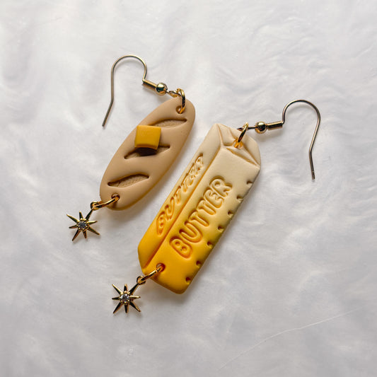 BUTTER & BAGUETTE EARRINGS