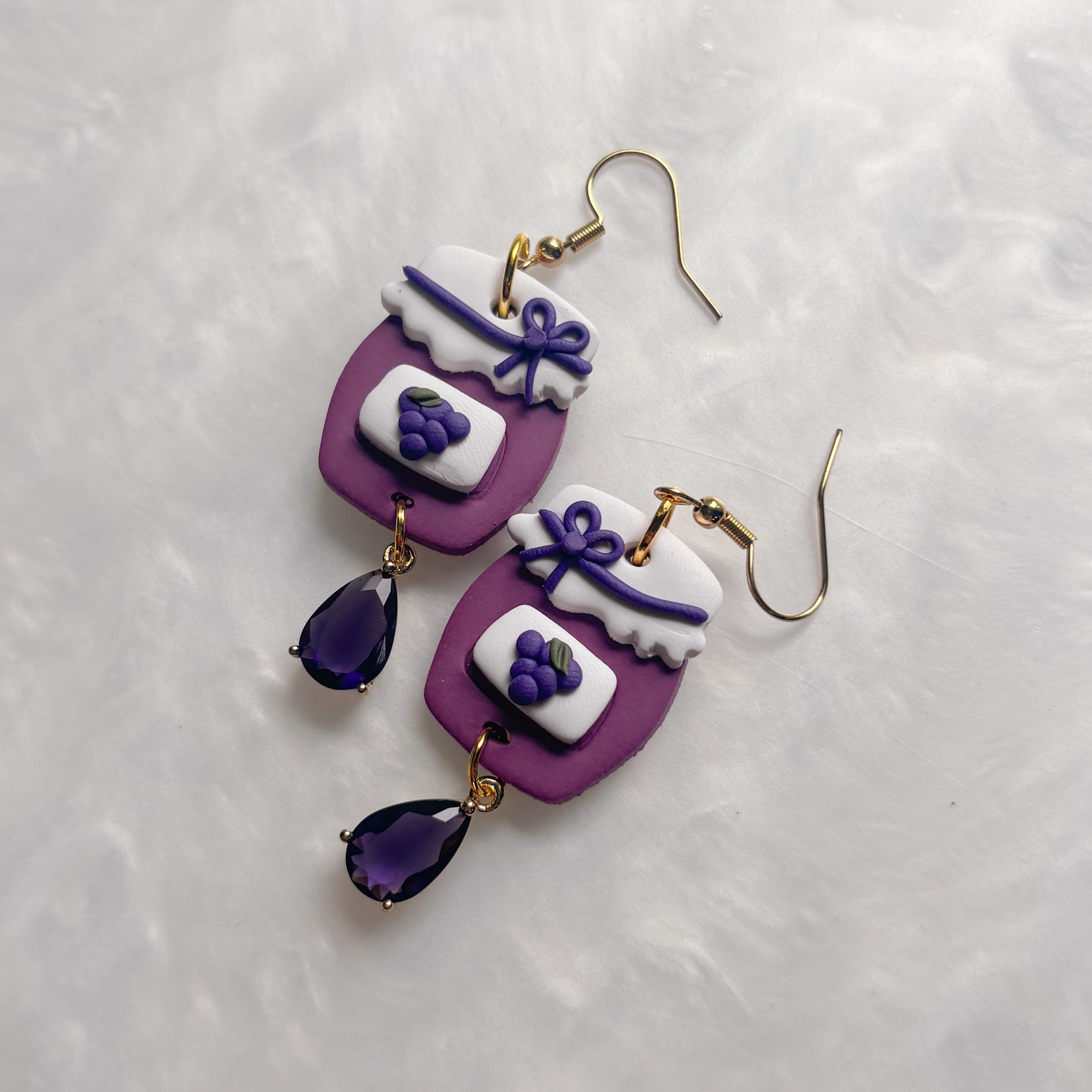 GRAPE JAM EARRINGS