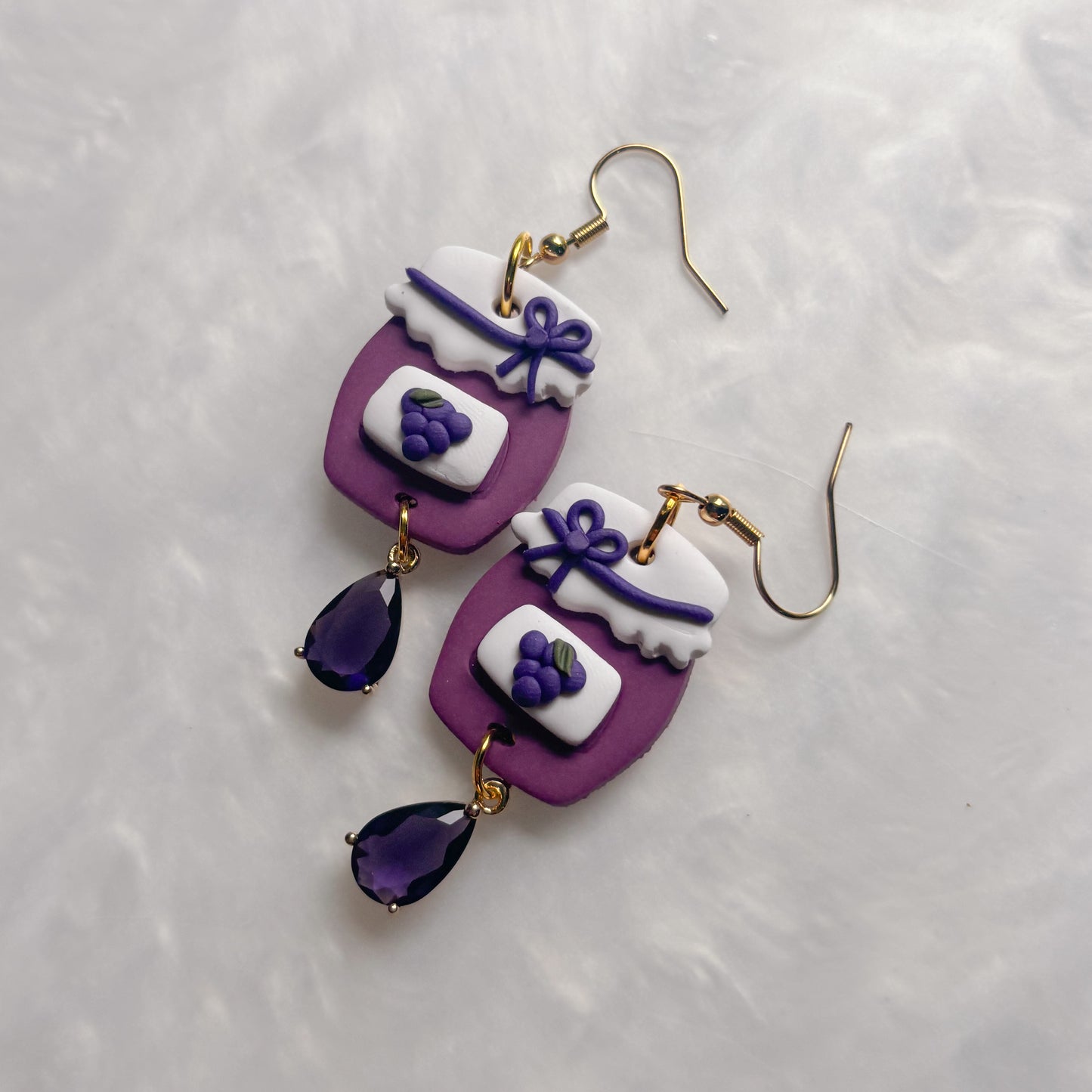 GRAPE JAM EARRINGS