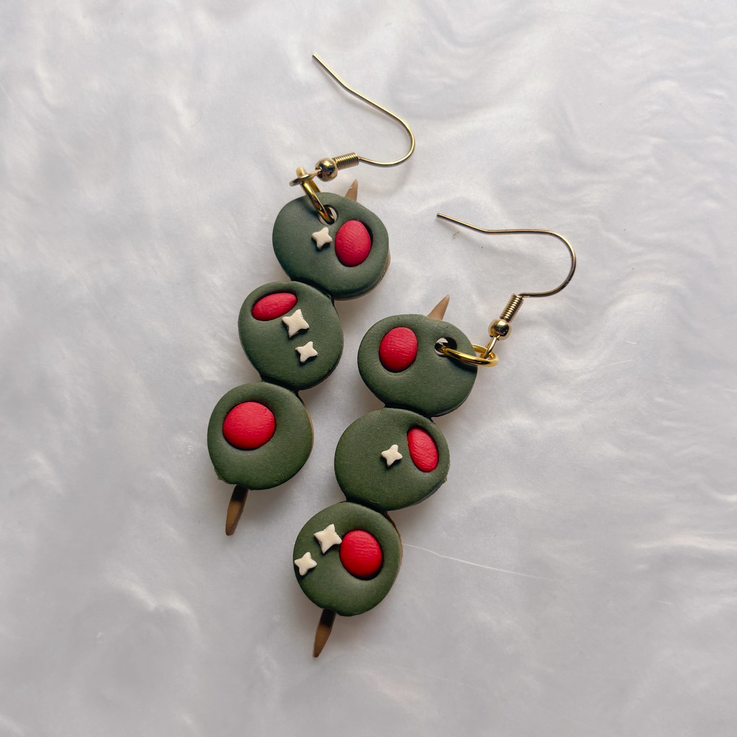 OLIVE SKEWER EARRINGS