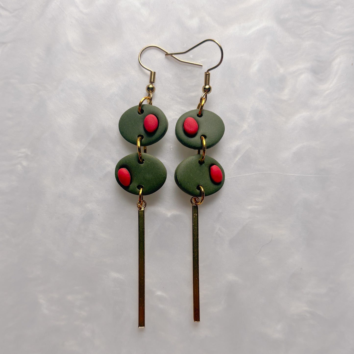 OLIVE DUO EARRINGS