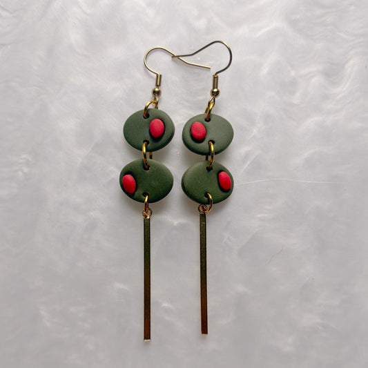 OLIVE DUO EARRINGS