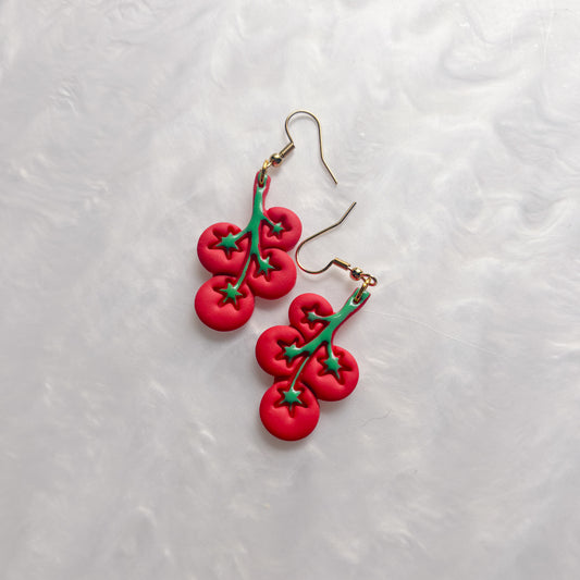 TOMATOES ON THE VINE EARRINGS