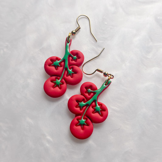 TOMATOES ON THE VINE EARRINGS